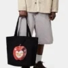 Bolso tote de lona con estampado Bolso tote de lona con estampado