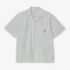 Camisa de manga corta a rayas Leavel Camisa de manga corta a rayas Leavel