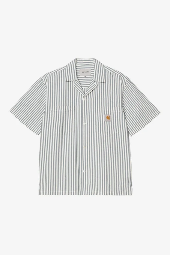 Camisa de manga corta a rayas Leavel Camisa de manga corta a rayas Leavel