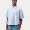 Camisa Kaia de manga corta para mujer con pantalones cortos Camisa Kaia de manga corta para mujer con pantalones cortos