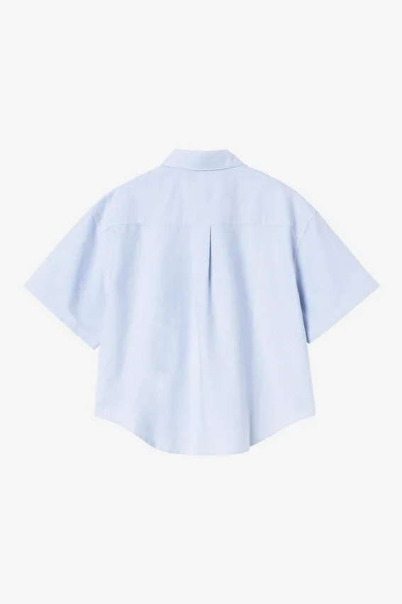 Camisa Kaia de manga corta para mujer con pantalones cortos Camisa Kaia de manga corta para mujer con pantalones cortos