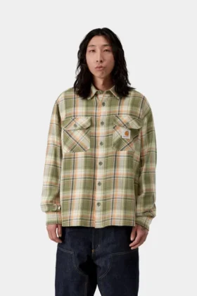 Camisa tipo túnica a cuadros