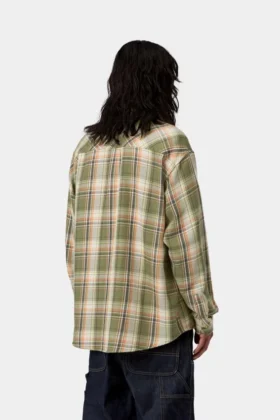 Camisa tipo túnica a cuadros