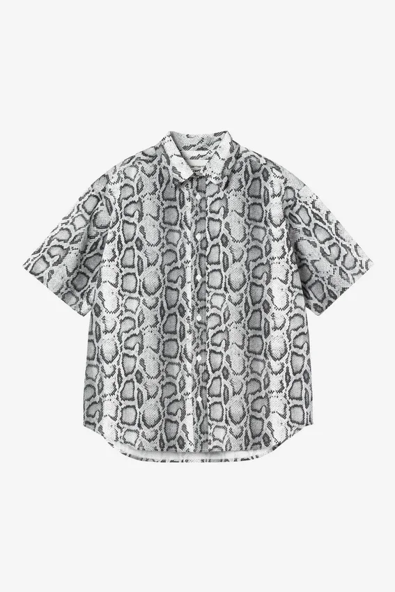Camisas de manga corta Snake Camo para mujer Camisas de manga corta Snake Camo para mujer