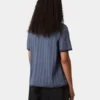 Camisas de punto Ramsey de manga corta para mujer Camisas de punto Ramsey de manga corta para mujer