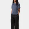 Camisas de punto Ramsey de manga corta para mujer Camisas de punto Ramsey de manga corta para mujer