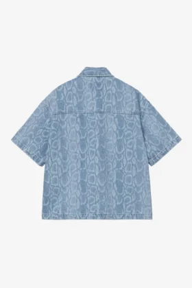 Camisas Lovilia de manga corta con estampado Snake para mujer