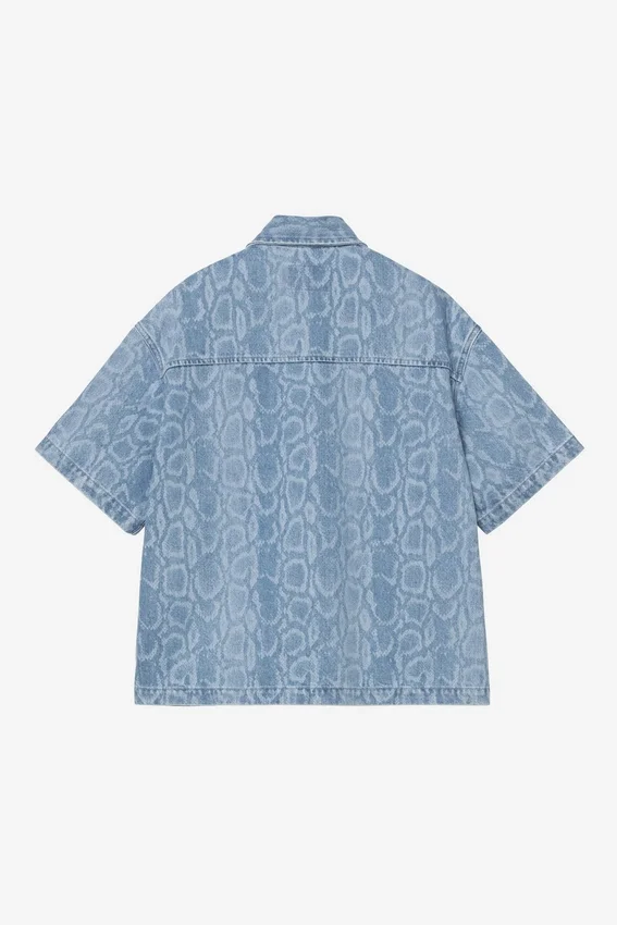 Camisas Lovilia de manga corta con estampado Snake para mujer Camisas Lovilia de manga corta con estampado Snake para mujer