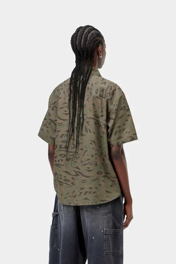 Camisas Travon de manga corta para mujer Camisas Travon de manga corta para mujer