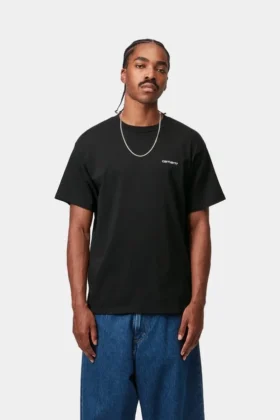 Camiseta con bordado Script