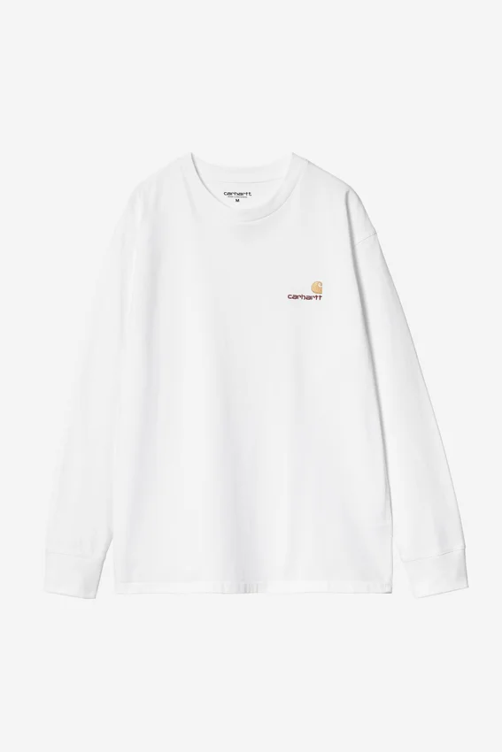 Camiseta de manga larga American Script Camiseta de manga larga American Script