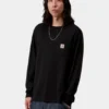 Camiseta de manga larga con bolsillo Camiseta de manga larga con bolsillo