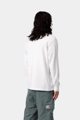 Camiseta de manga larga con bolsillo