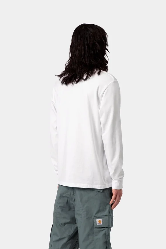 Camiseta de manga larga con bolsillo Camiseta de manga larga con bolsillo