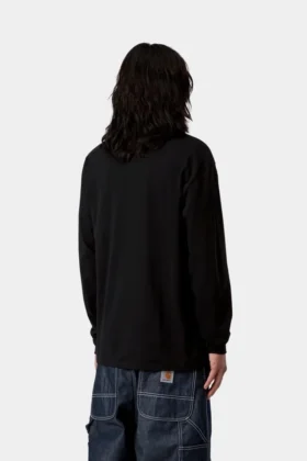 Camiseta de manga larga con bolsillo