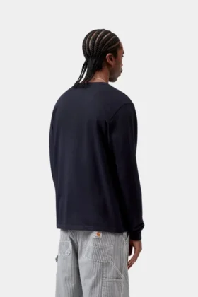 Camiseta de manga larga con bolsillo