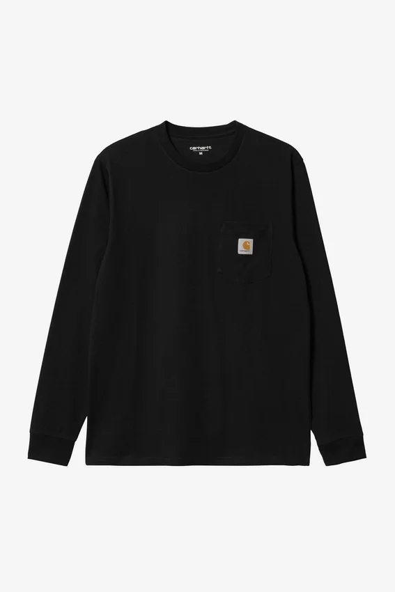Camiseta de manga larga con bolsillo Camiseta de manga larga con bolsillo