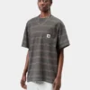 Camiseta de mujer Bert Stripe Pocket Camiseta de mujer Bert Stripe Pocket