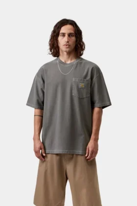 Camiseta holgada con bolsillo