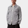 Chaqueta camisa Mercer Stripe Chaqueta camisa Mercer Stripe