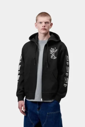 Chaqueta con capucha Playing Cards