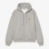 Chaqueta con capucha y letras American Script
