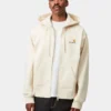 Chaqueta con capucha y letras American Script