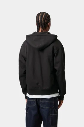 Chaqueta con capucha y letras American Script Chaqueta con capucha y letras American Script