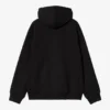Chaqueta con capucha y letras American Script