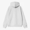 Chaqueta con capucha y letras American Script