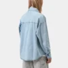 Chaqueta tipo camisa Alta para mujer