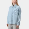 Chaqueta tipo camisa Alta para mujer