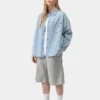 Chaqueta tipo camisa Alta para mujer