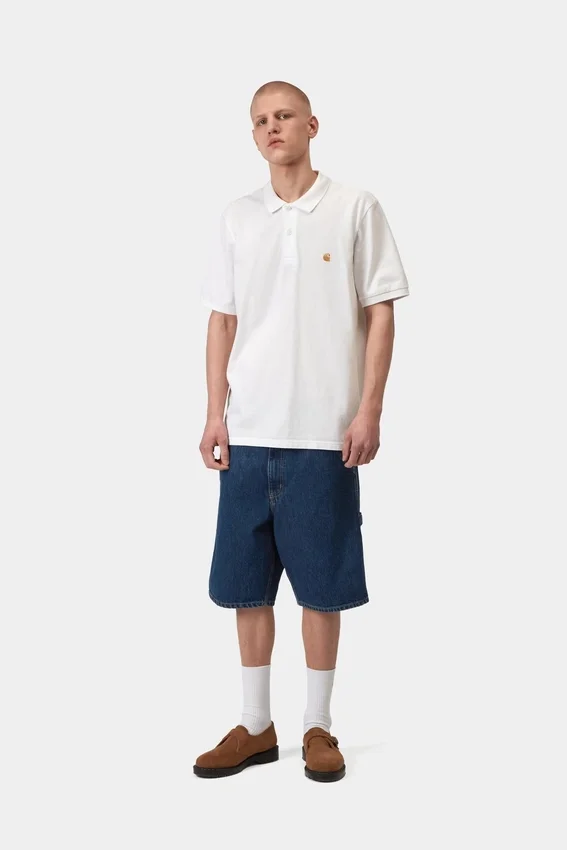 Pantalones Cortos con una sola rodilla – Denim Pantalones Cortos con una sola rodilla – Denim