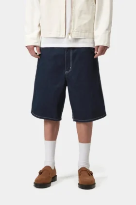 Pantalones Cortos Simple – Denim