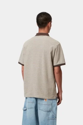 Polo de manga corta Dion Stripe