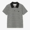 Polo de manga corta Dion Stripe para mujer con pantalones cortos