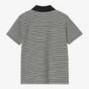 Polo de manga corta Dion Stripe para mujer con pantalones cortos