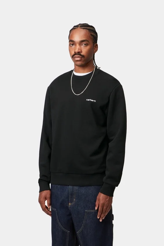 Sudadera con bordado de letras Sudadera con bordado de letras