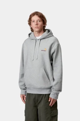 Sudadera con capucha y letras de American Script