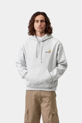 Sudadera con capucha y letras de American Script