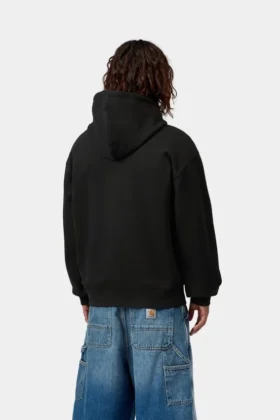 Sudadera con capucha y pegatina