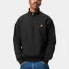 Sudadera con media cremallera y letras American Script Sudadera con media cremallera y letras American Script