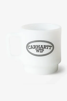 Taza de cristal con gatos abrazados